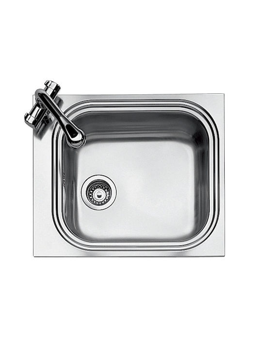Foster Drop-In Sink Inox with Faucet W59xD50cm