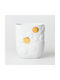 Raeder Decorative Vase Golden White 19x12x21.5cm