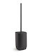 Gedy Ylenia Yl33 Metallic Toilet Brush Black
