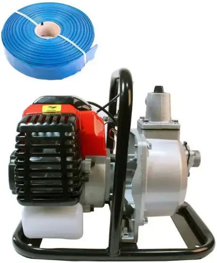 Pachet Pompă de Apă 1 Inch 2 Timp 8 M³/h 2 Cp Include Furtun Pvc de Incendiu 2 Inch 50 M Cobi Smart