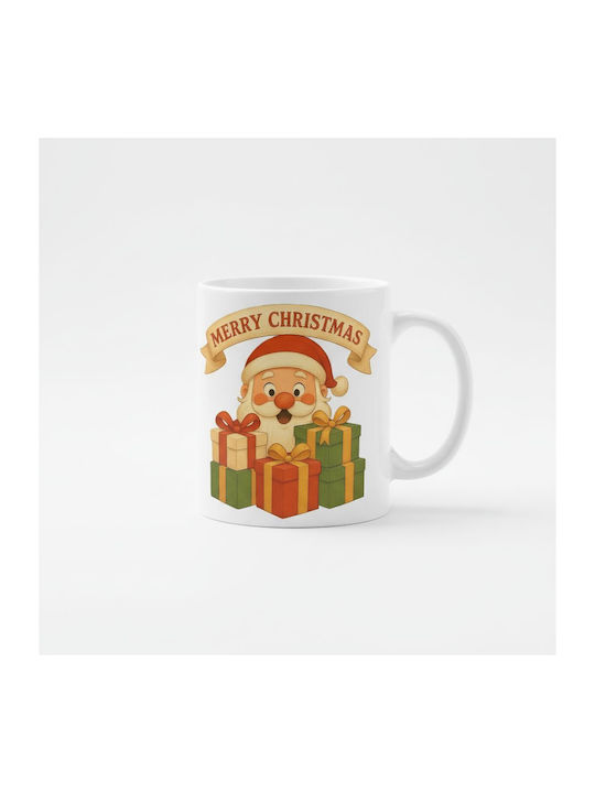 Weihnachtlicher Becher mit Weihnachtsmann