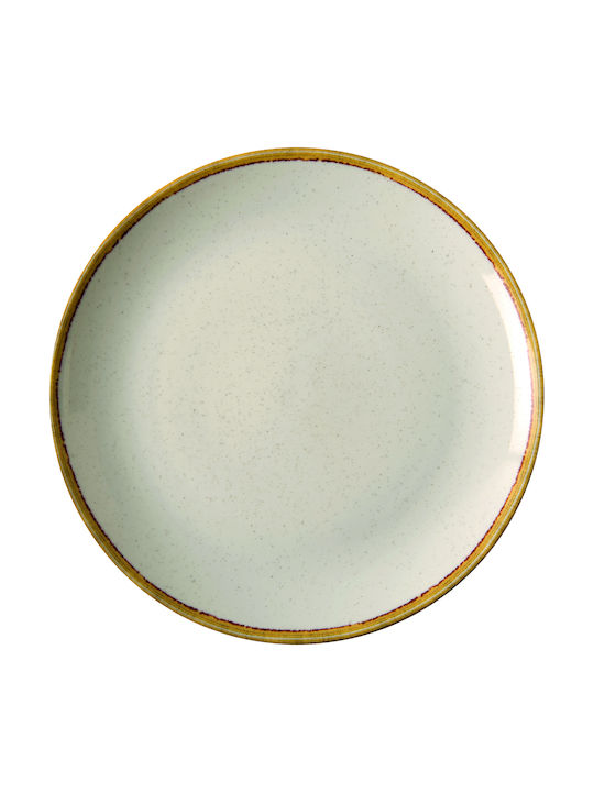 GTSA Ivory Teller Untiefe aus Porzellan Beige mit Durchmesser 31cm