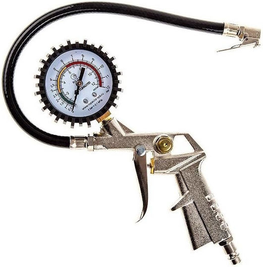 Pistol Pneumatic de Umflare Manometru de Presiune Presiune Maximă 12 Bar Racord 1/4" Carguard