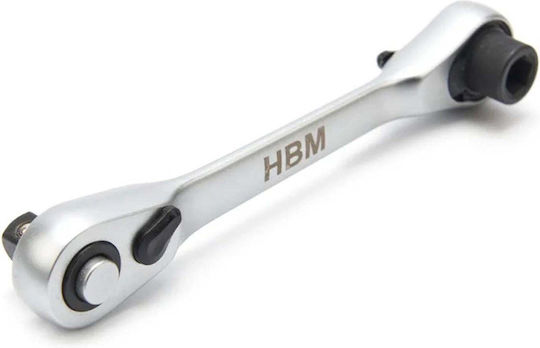 HBM Machines Dublu Chei cu clichet cu Patrat 1/4"