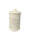 Karvounis White Ceramic Decorated Cookie Jar Lid 23cm Hc1710065-9