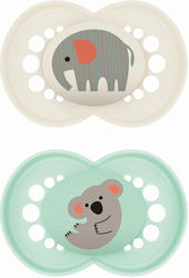 Mam Pacifiers Silicone Beige for 16+ months 2pcs