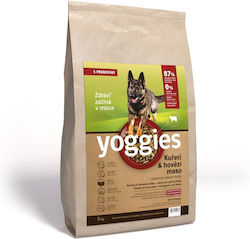 Dry Dog Food Chicken Beef & Probiotics Cold Pressed Yoggies Normal 5 Kg Dry Dog Food Chicken Beef & Probiotics Cold Pressed Yoggies Normal 5 Kg