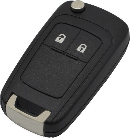 Car Key Case Compatible Opel Chevrolet Vauxhall 2 Buttons