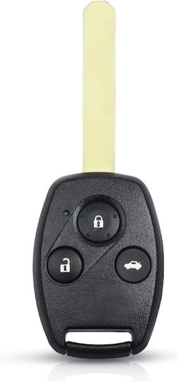 Car Key Cover Case Compatible Honda Accord Civic CR-V Fit Pilot 3 Buttons