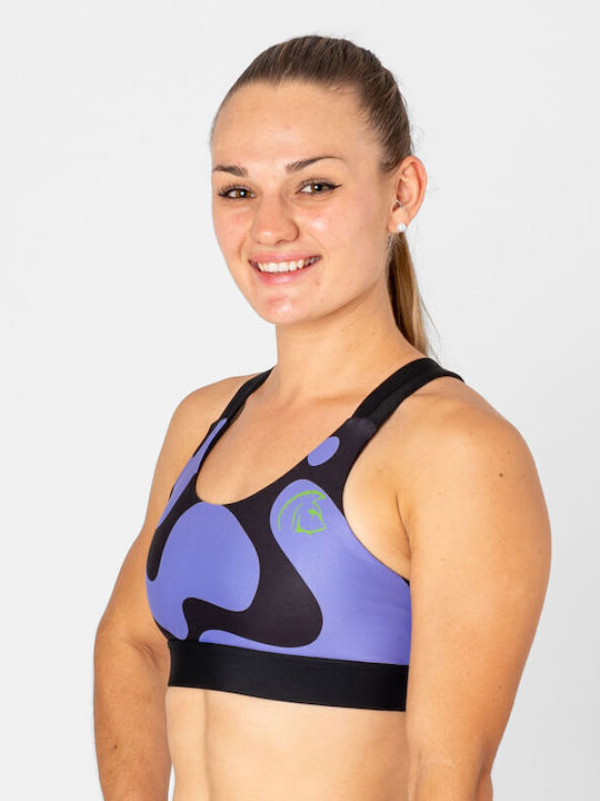 Titan Box Wear Γυναικείο Αθλητικό Μπουστάκι Μωβ
