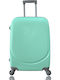 Olia Home Cabin Hard Suitcase Mint with 4 Wheels Height 55cm