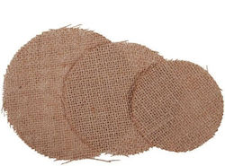 Next Fabric for Wedding Favors Made of Linatsa Beige 18pcs
