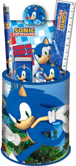 Sonic Hedgehog Rush Sonic Hedgehog Stationery Set 7 Pieces