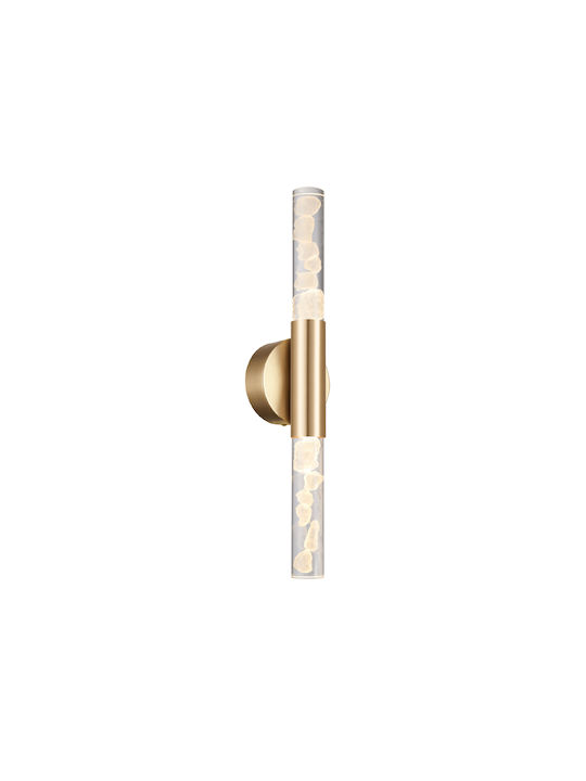 Aca Lamp Wall with Integrated LED and Adjustable White Light Bronze 12x8.8x53.3cm