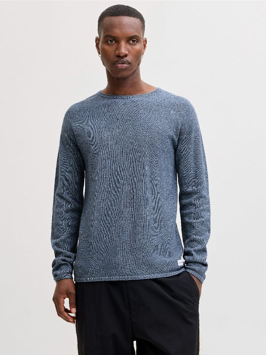 Jack & Jones Пуловер С Дълъг Ръкав Син Blue Mirage