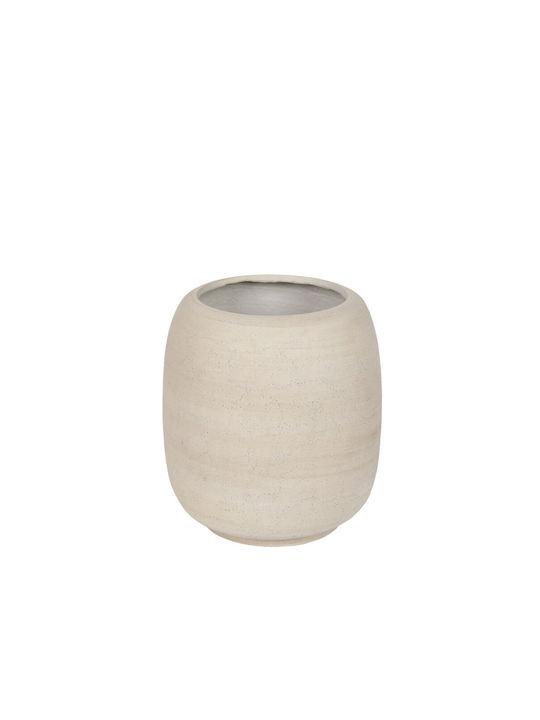 InTheBox Mgo Γλάστρα Μπεζ Ανοιχτό 32.5x32.5x37εκ.