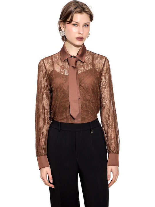 Passager Women's Long Sleeve Shirt Brown