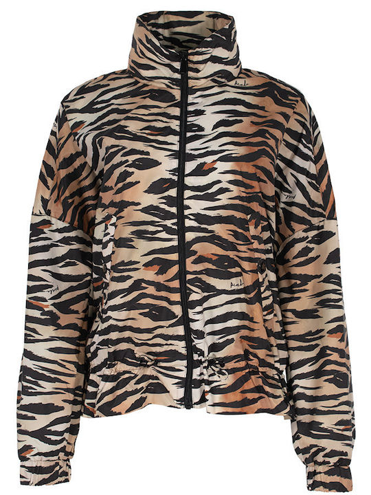 Dotty Γυναικείο Μπουφάν για Χειμώνα Animal Print