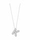 Rebekka Necklace Monogram from Gold Plated Steel