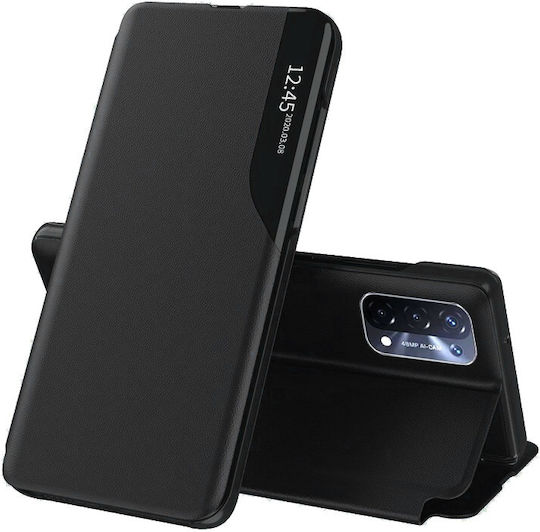 Husă Telefon Oppo A54 5G A74 5G OnePlus Nord N200 5G Skyddar Innovation Efold Tip Wallet Set Sticker Negru
