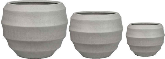 InTheBox Mgo Übertopf Gray 54.3x54.3x47.5εκ.