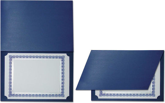 Next Luxury Certificate-Diploma Case Double Blue 33x23cm