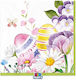 16 Χαρτοπετσέτες 33 X 33 Cm Floral Easter