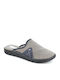 Men's Leather Slippers Beige