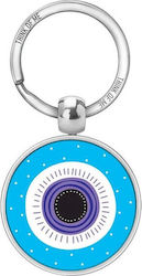 Μπρελόκ Thinkofme 3.6cm Γούρι Ματάκι Γαλάζιο Μωβ