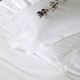 Hotel Bettlaken Stripe Harmony Satin 700481 100% Baumwolle Weiß Halbdoppel 170x270cm 100% Baumwolle