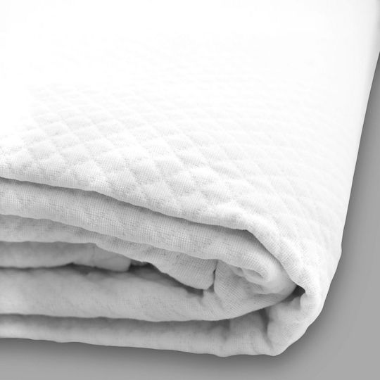 Lin De Luxe Super Double Hotel Pique Blanket White 240x260cm