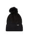 Beanie Unisex Beanie Knitted in Black color