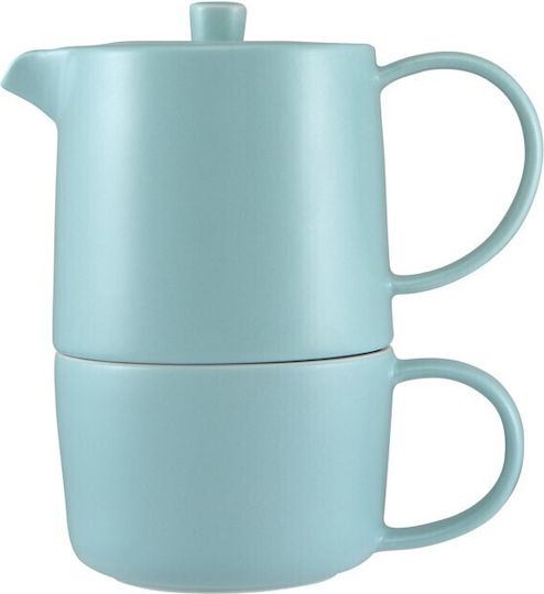 Maxwell & Williams Teekanne Porzellan Blau 450ml