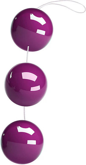 Smd Opaline Silicone Kegel Balls Koλπικές Μπάλες Kegel Σιλικόνη Σετ 3 Deep Purple