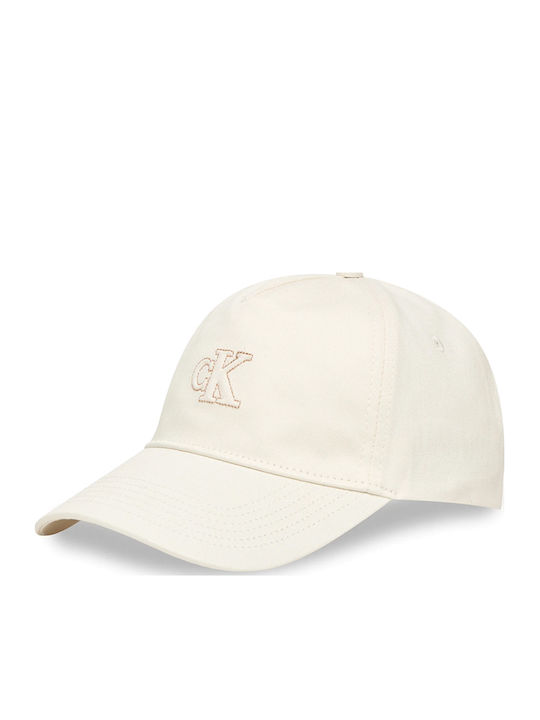 Calvin Klein Monogram Embroidery Cap Women Calvin Klein Μπεζ Lv04f5044g-ybh Calvin Klein Monogram Embroidery Cap Women Calvin Klein Μπεζ Lv04f5044g-ybh