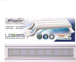 Deebow Λάμπα Led για Φωτισμό Ενυδρείου με Μαύρο Φως 8W
