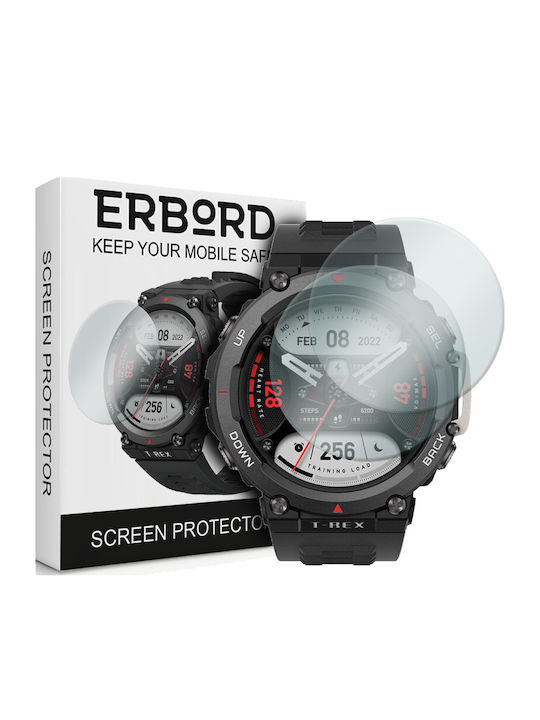 2x Γυαλί Erbord Amazfit T-rex 2 Γρήγορη