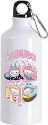 Παγούρι Labubu 600ml Λευκό