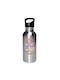 Labubu Kinder Trinkflasche 600ml Silber