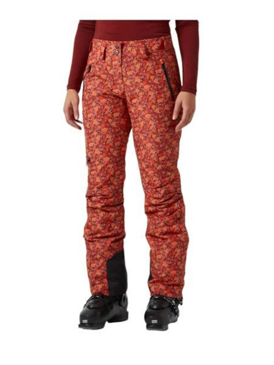 Helly Hansen Legendary Insulated Women's Hiking Long Trousers Red