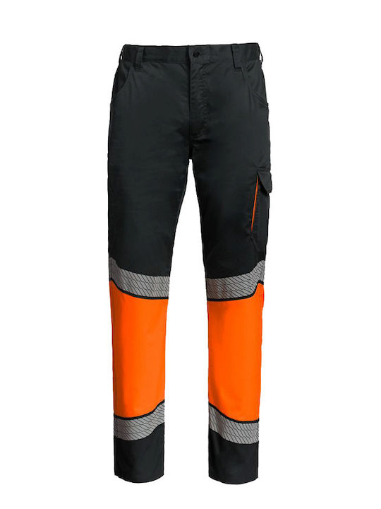Stenso Reflektierend und Wasserdicht Arbeitshose Orange