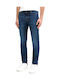 Men's Jeans Pants with Slim Tapered Fit Blue