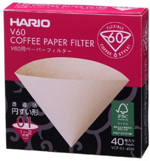 Hario 40 Filter Kaffee Papier
