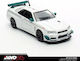 Machetă Mașină Nissan Skyline GT-R R34 V-Spec Tuned By Mine`s Alb 1:64 Inno64