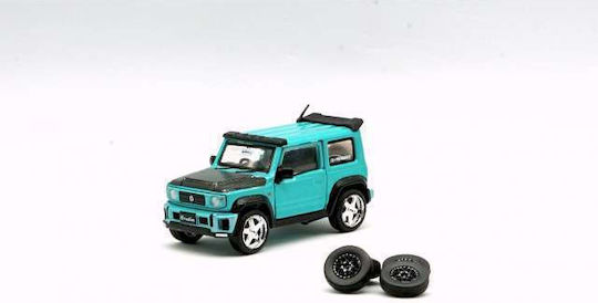 Machetă Mașină Suzuki Jimny Lbw 2019 Turcoaz Ldh Scara 1:64 BM Creations