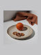 Estia Vignette Stoneware Πιάτο Ρηχό Κεραμικό Λευκό με Διάμετρο 27cm
