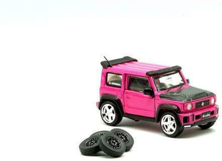 Macheta Auto Suzuki Jimny Lbw 2018 Roz Maßstab 1:64 BM Creations