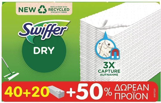 Swiffer Ανταλλακτικό Πανί Παρκετέζας 40τμχ