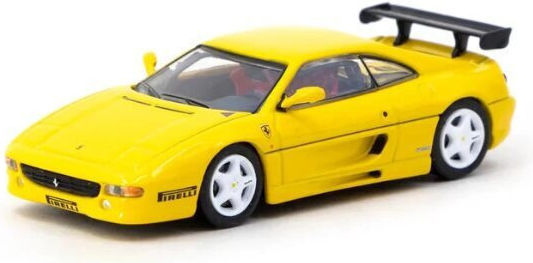 Macheta Auto Ferrari F355 Challenge Galben Tarmac Works 1:64