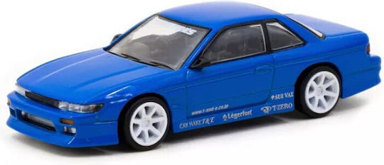 Machetă Mașină Nissan Silvia S13 Toyo Tires Vertex Albastru 1:64 Tarmac